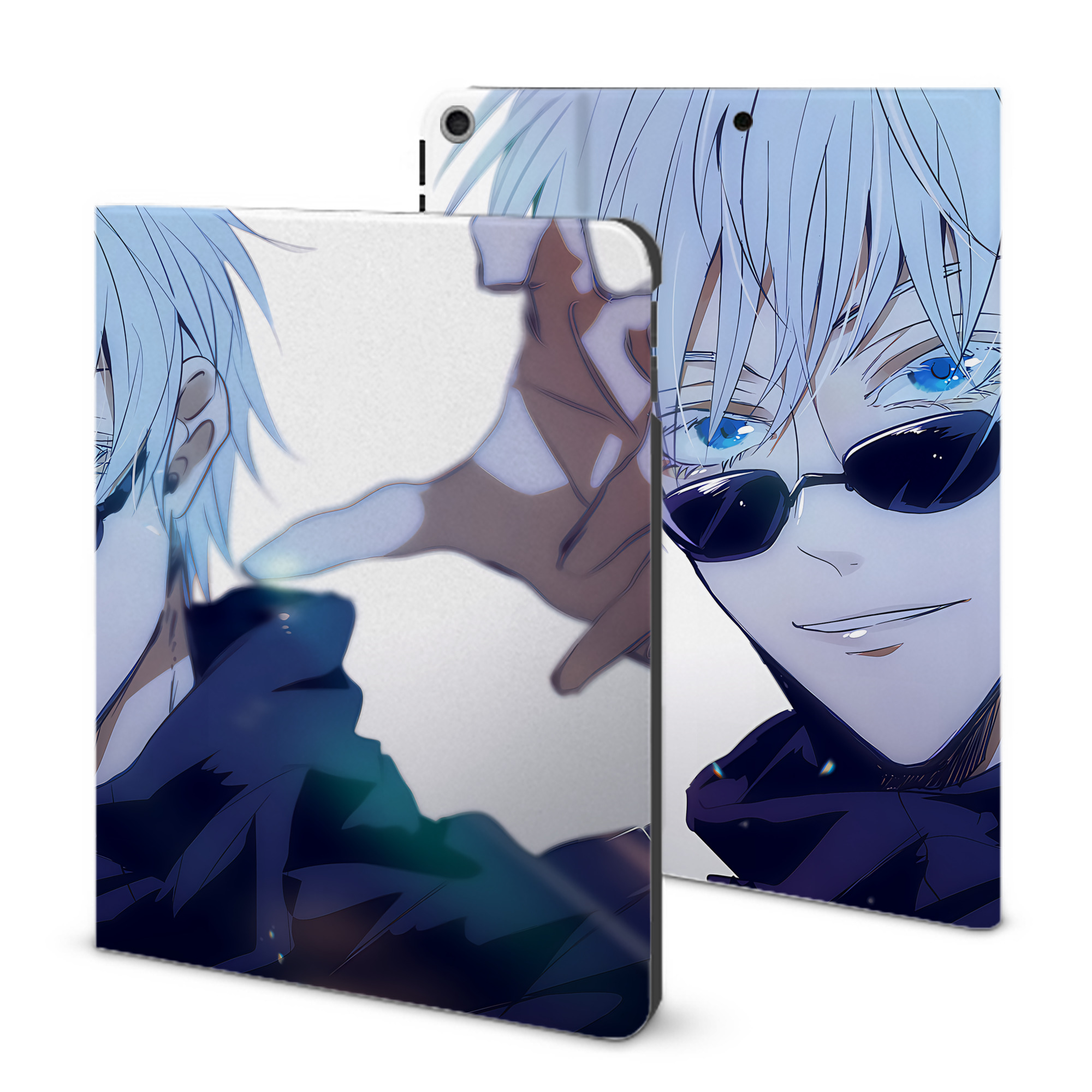 （画像用） 呪術廻戦 Jujutsu Kaisen IPad ケース ブック型 PUレザー TPU 耐衝撃 軽量 薄型 ペン収納なし 全面保護 IPad 各モデル対応